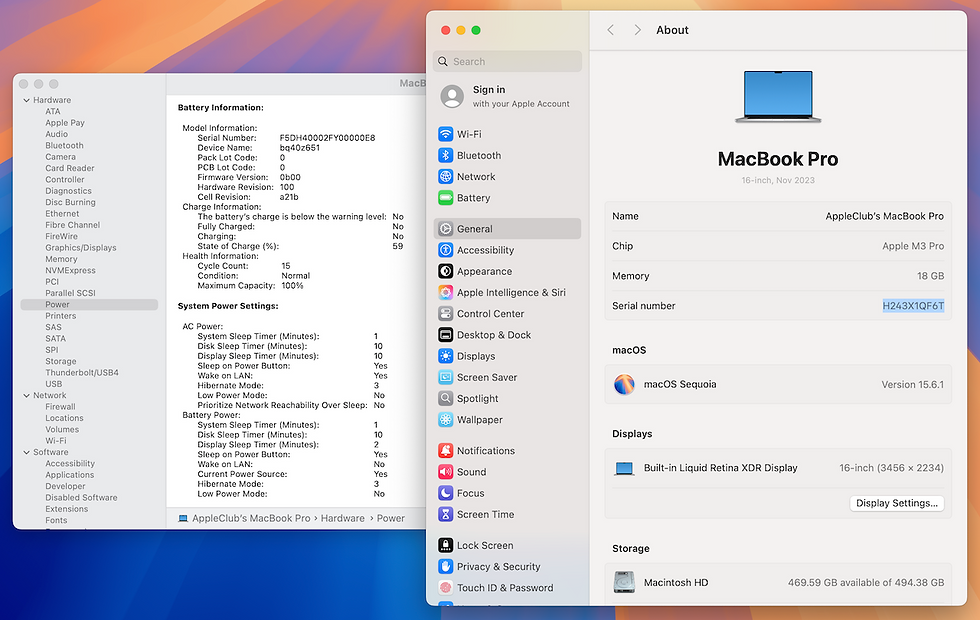 Thumbnail: MacBook Pro 16-inch M3 Pro Like NEW ประกันศูนย์ รหัสสินค้า : 2209