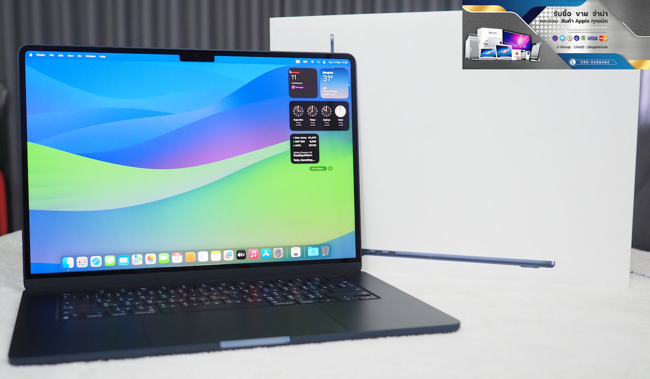 MacBook Air 15" M2 SSD 512GB. 2023 Like NEW รหัสสินค้า : 1302