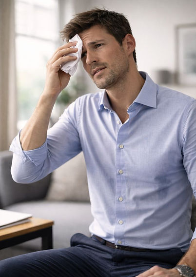 Man sitting and sweating.jpg