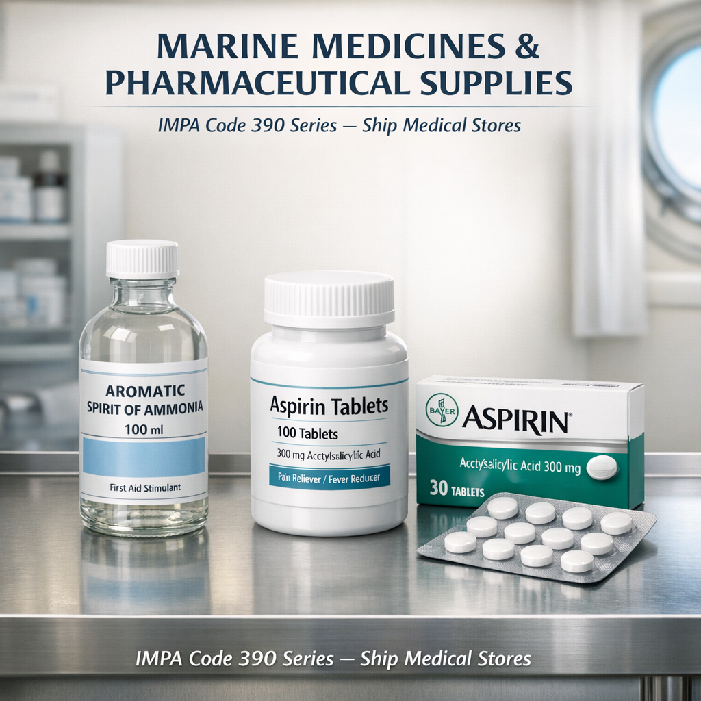 ship medical supplies , medical liquids for SOLAS and flag state compliance, Marine Medicines