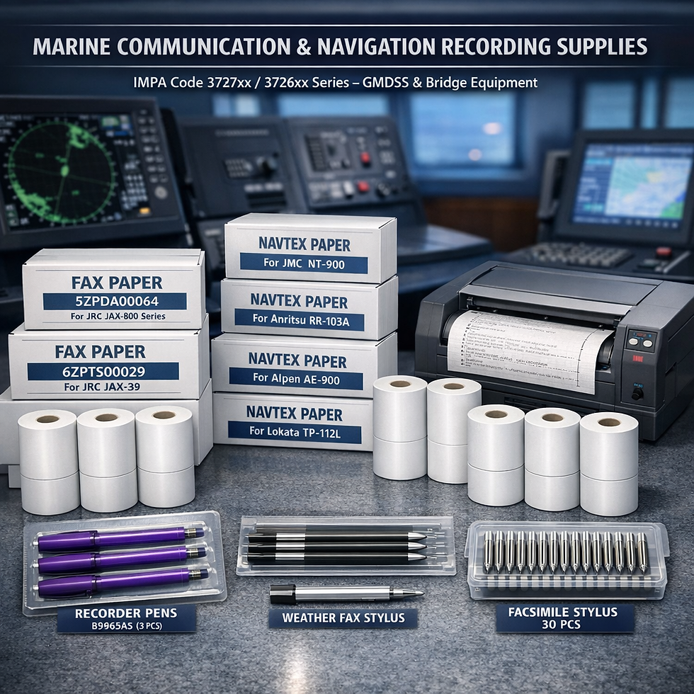 LOKATA TP 112L NAVTEX paper, KODEN FX 7181 weather fax stylus India supplier , GMDSS printer paper supplier Mumbai India,