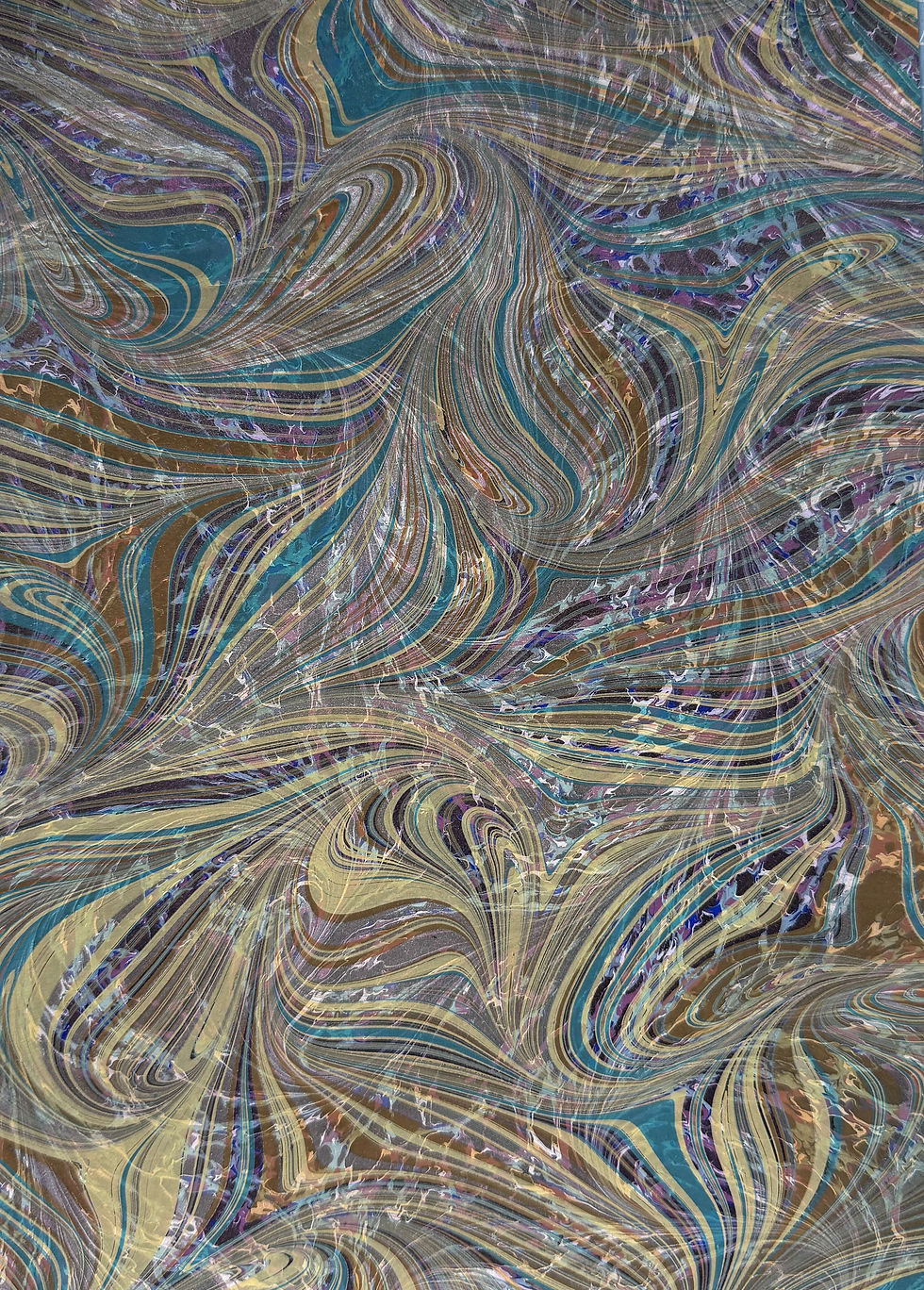 Thumbnail: Mixed A4 marbled paper pack no.1