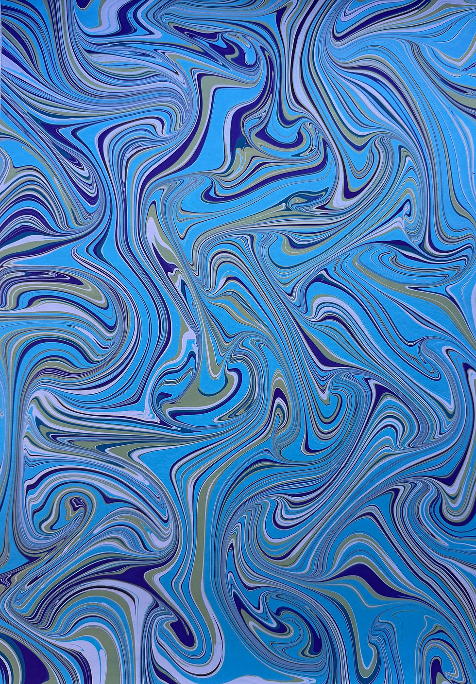 Thumbnail: Mixed A3 marbled paper pack no.6