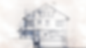 Elevation Drawing of a house with faded dimensions