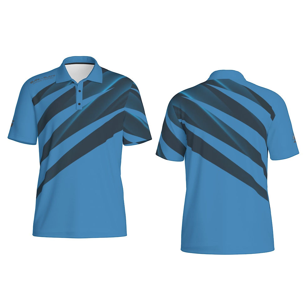 Slashed Men's Polo Collar Jersey