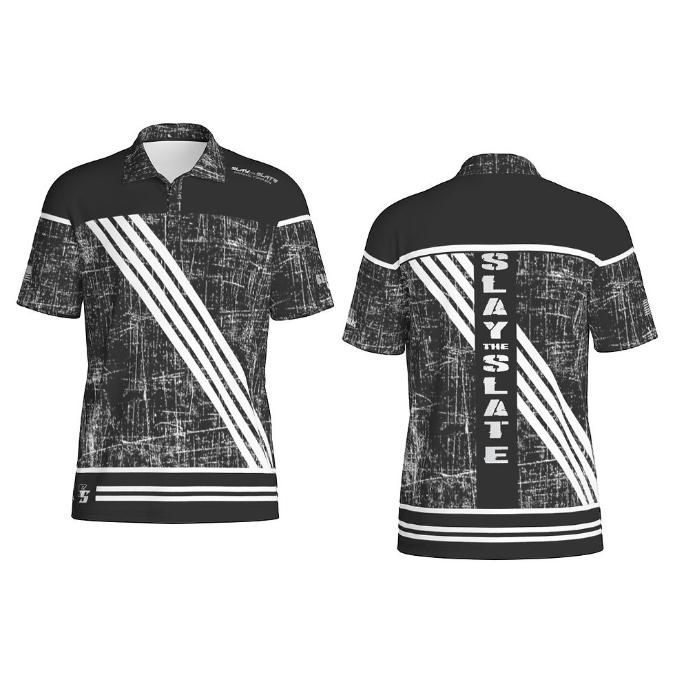 The Distressed Men's Polo Collar Jersey