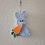 Thumbnail: Stained Glass Bunny with Carrot Spinner Suncatcher