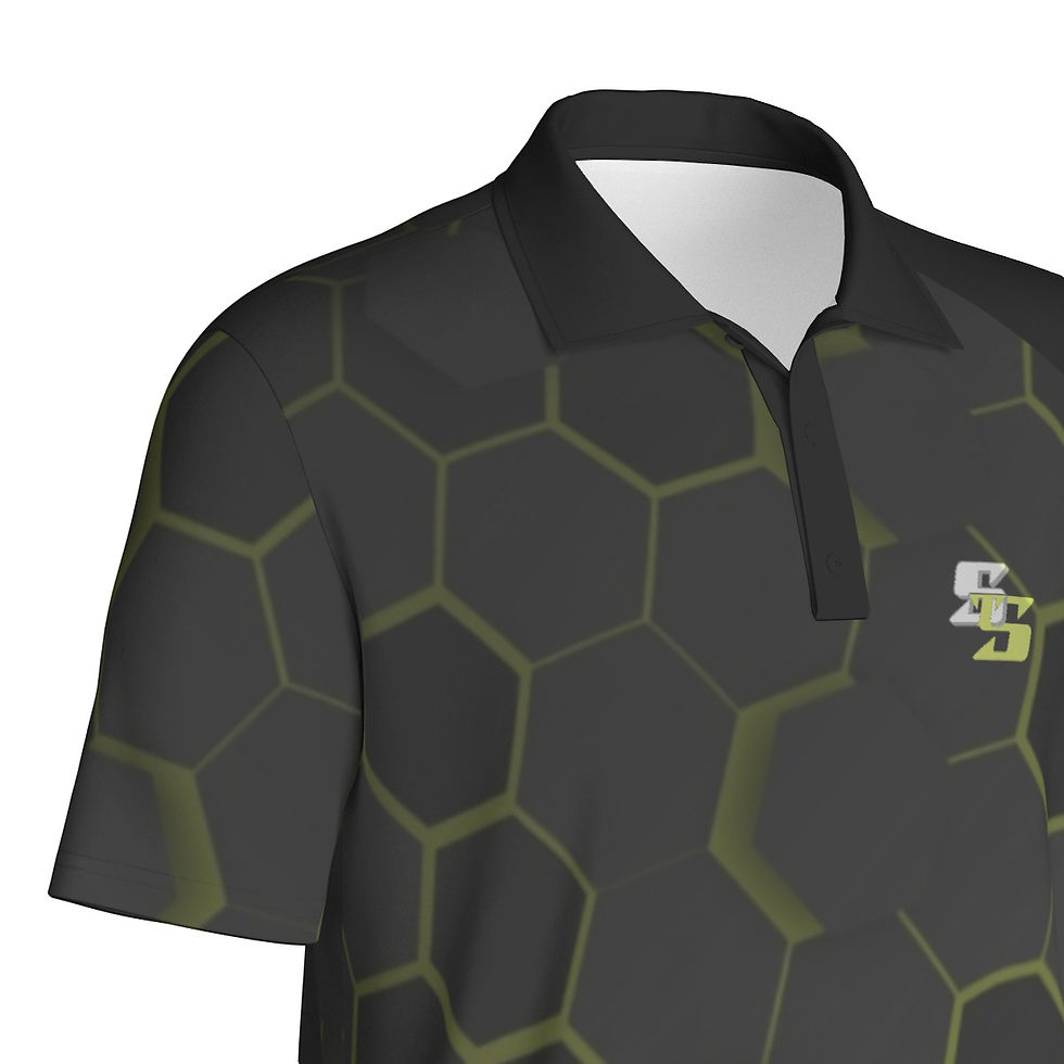 Thumbnail: The Hex-treme Men's Polo Collar Jersey