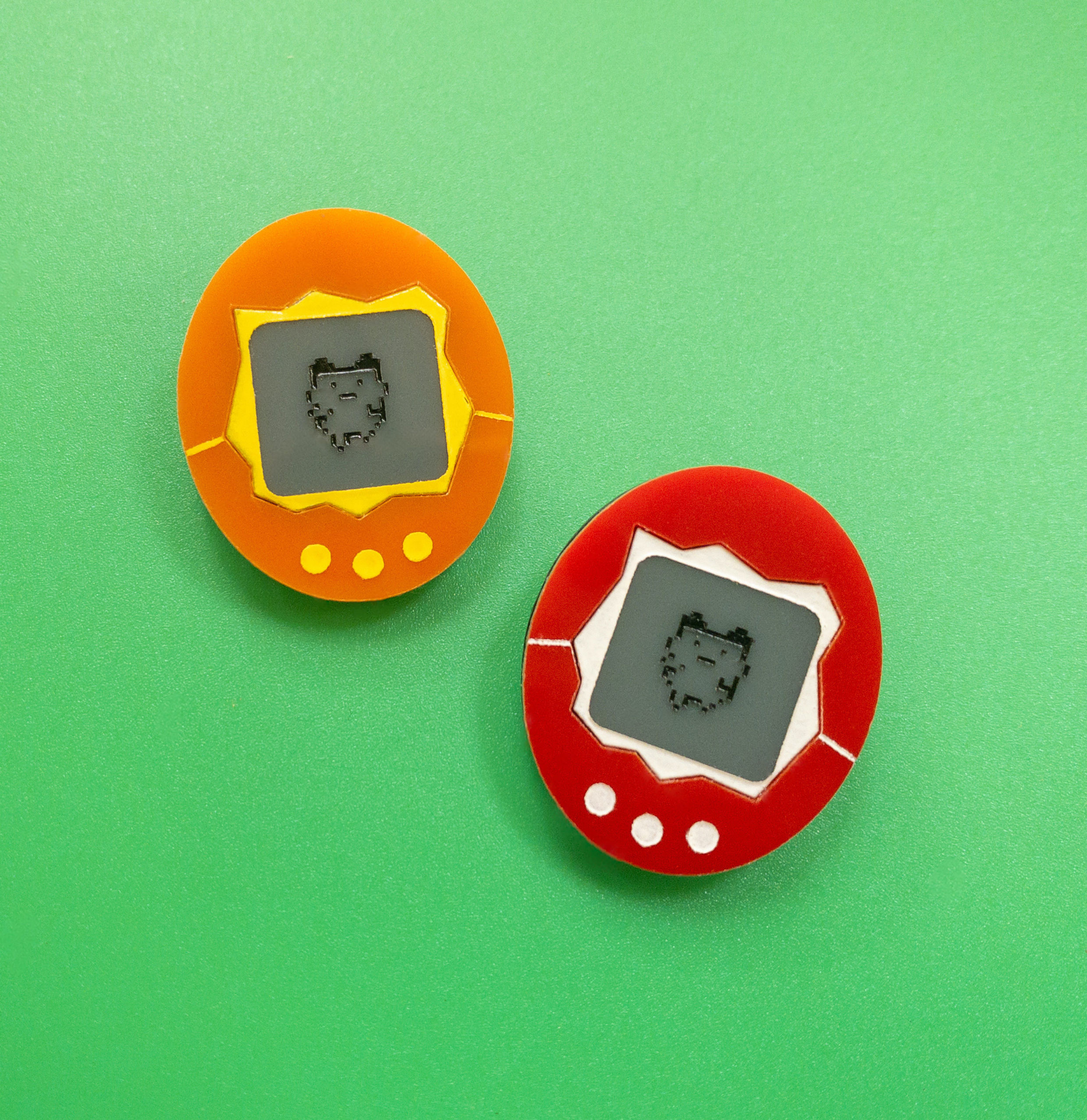 Tamagotchi Digital Pet 90s Kid Childhood | Acrylic Pin Badge Brooch