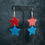 Thumbnail: ★ Starman ★ Star Statement Dangle Earrings - Bowie Style