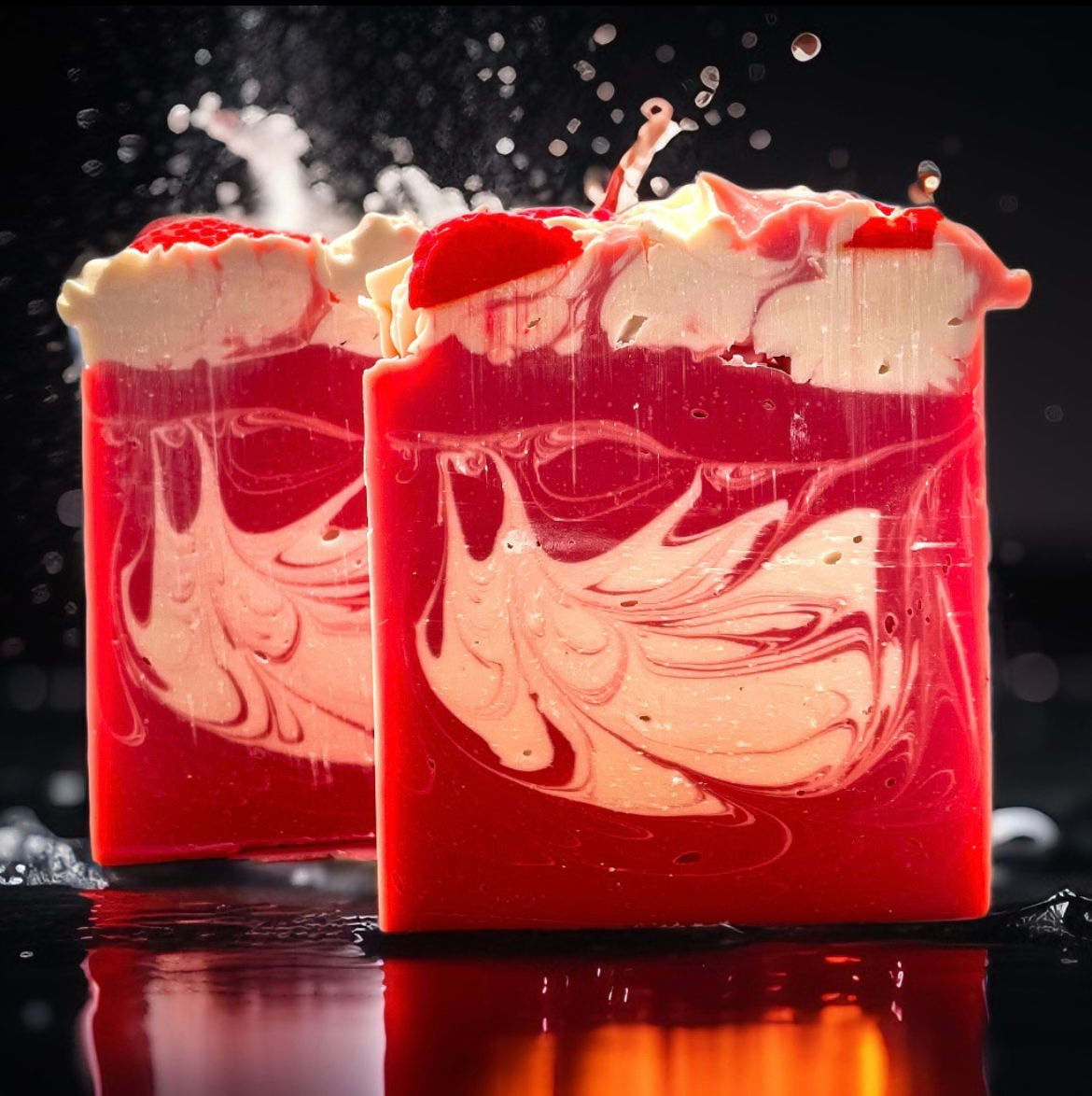 Olivenölseife „Strawberry Cheesecake“