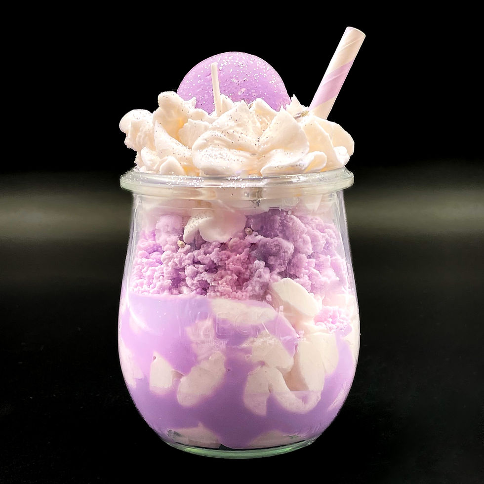 Dessertkerze „Lavender Dream - Medium“