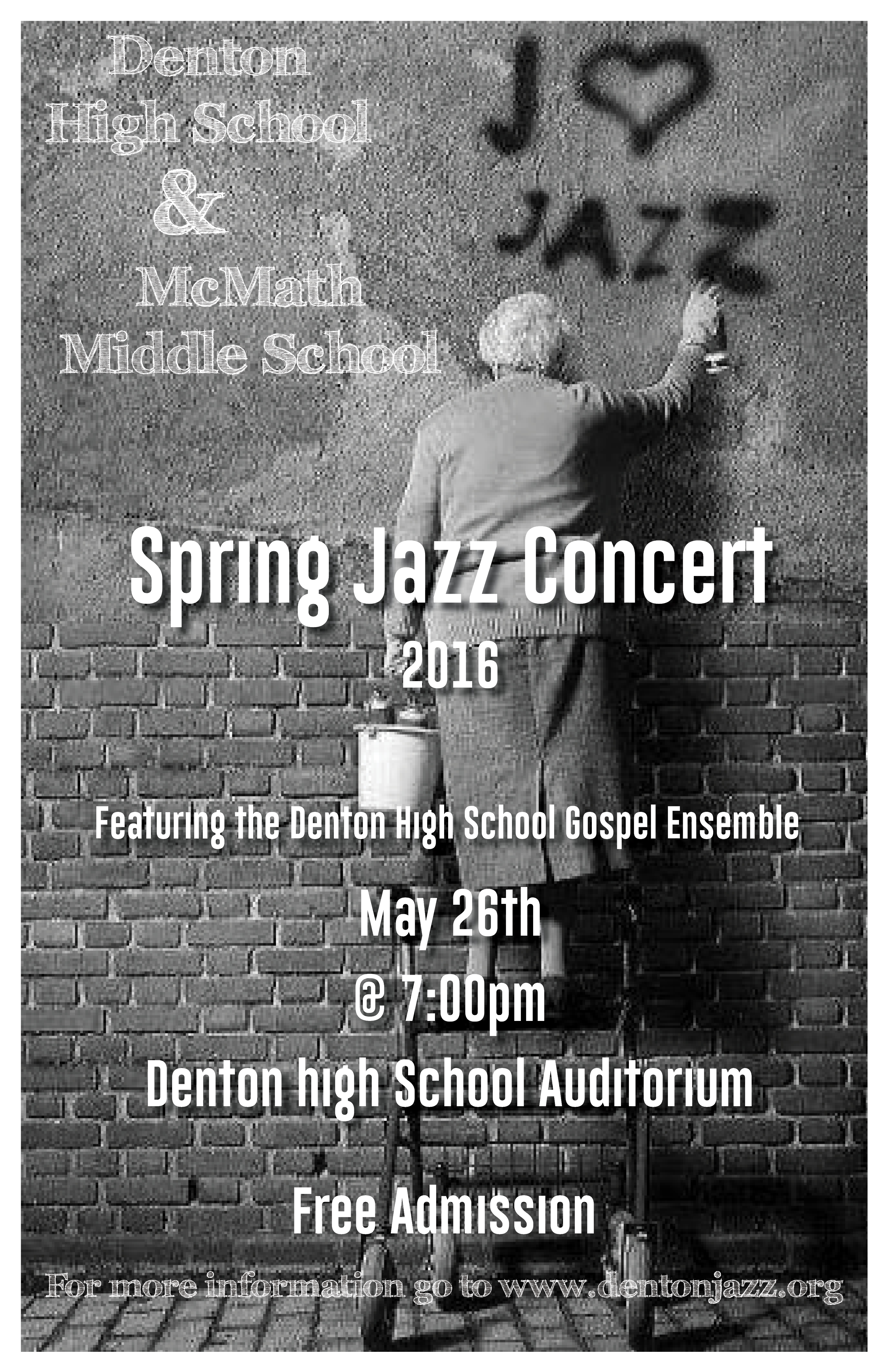 Spring Jazz Concert Poster 2016