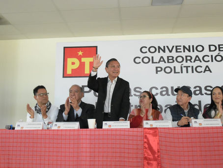 Celebra José Luis Figueroa ratificación de trabajo con el Movimiento Laborista Nacional