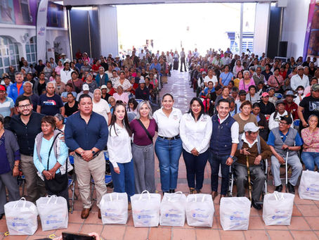 Impulsa Lupita Cuautle el bienestar social con la primera entrega de apoyos alimentarios 2026