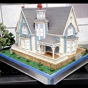 Ellis House Model built by Luciano Sforz