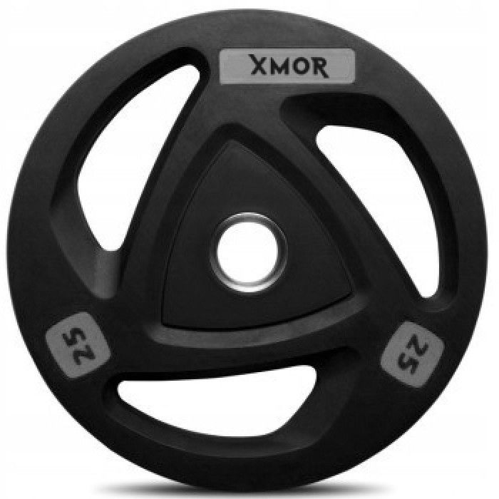 Miniatura: Zestaw Obciążeń Olimpijskich Ogumowanych 2x 1,25 - 25 Kg XMOR