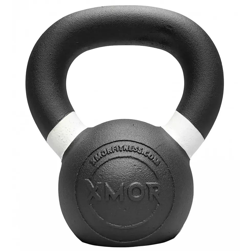 Miniatura: Zestaw Hantli HEX 2.0 - 2 x 2,5-20 kg + Kettlebells 4-20 kg + Stojak 150cm XMOR