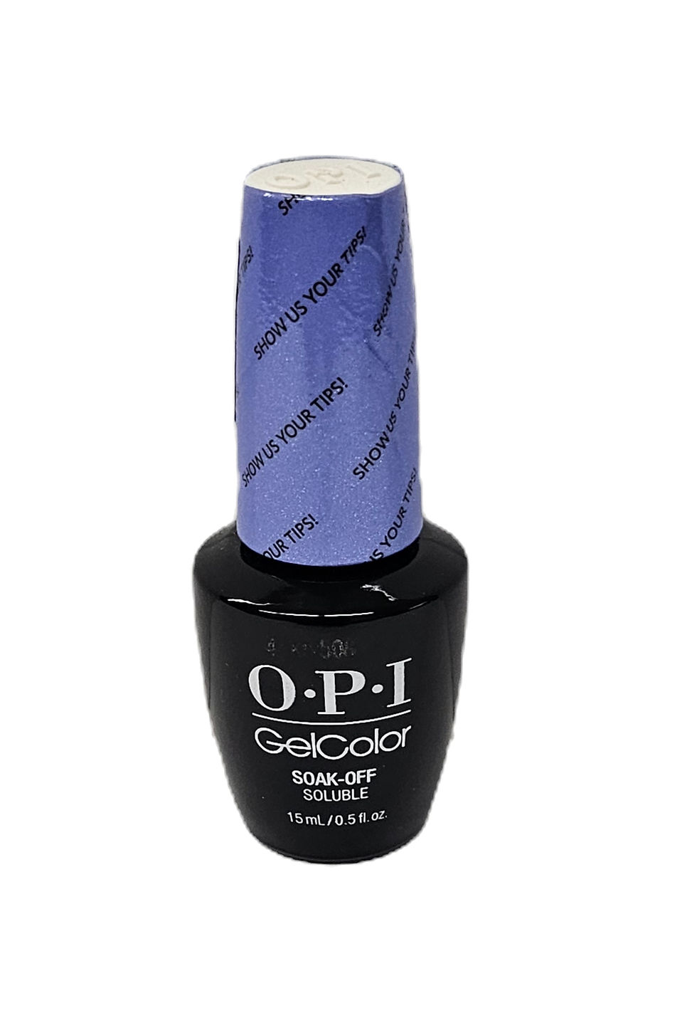 Thumbnail: OPI GelColor soak-off nail polish bottle, purple cap