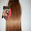 Thumbnail: 100% human hair tangle free new yaky weave; straight; weft; sew-in; color 27