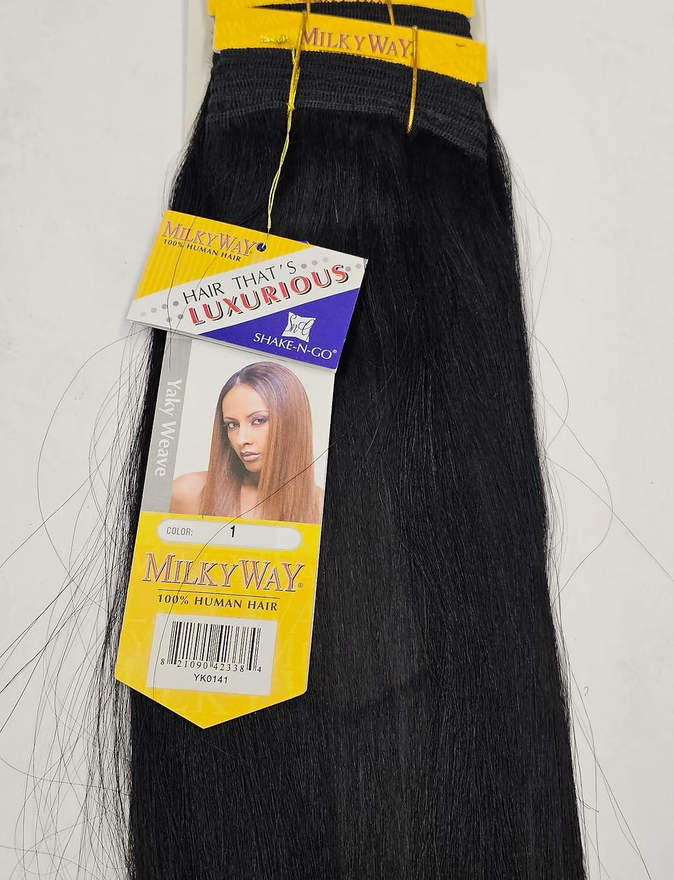 Thumbnail: MilkyWay black human hair weave package