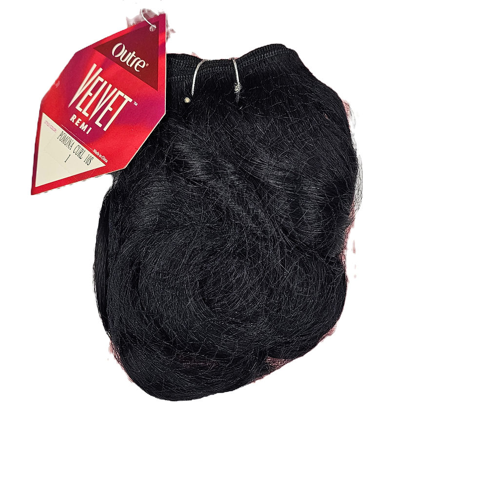 Thumbnail: Black human hair weave with Velvet tag
