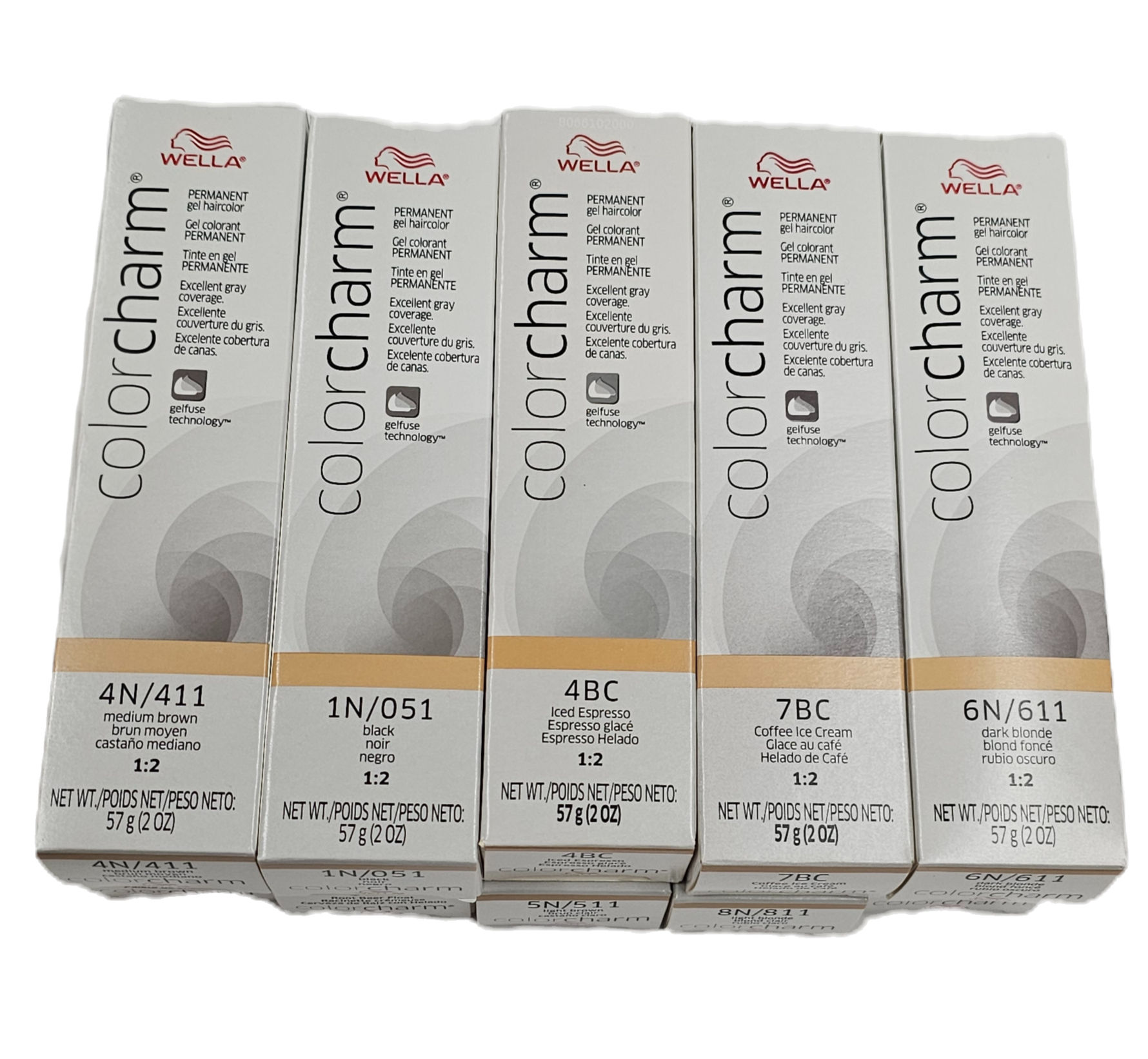 Wella color charm permanent gel haircolor; 2oz; for unisex