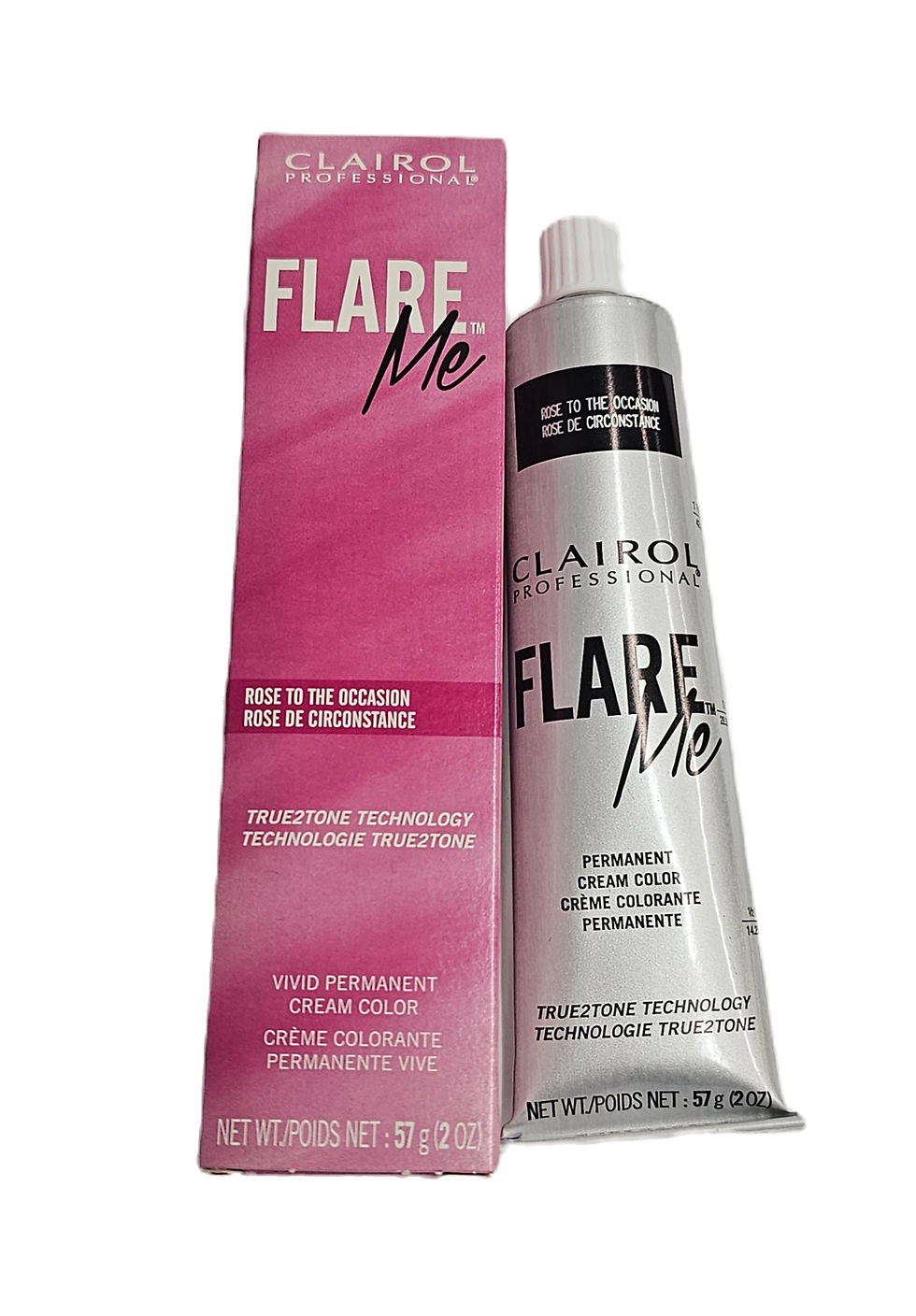 Thumbnail: Clairol Professional FLARE Me hair color tube and box