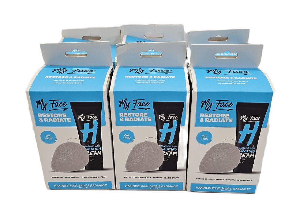 Thumbnail: My Face Restore & Radiate cream boxes
