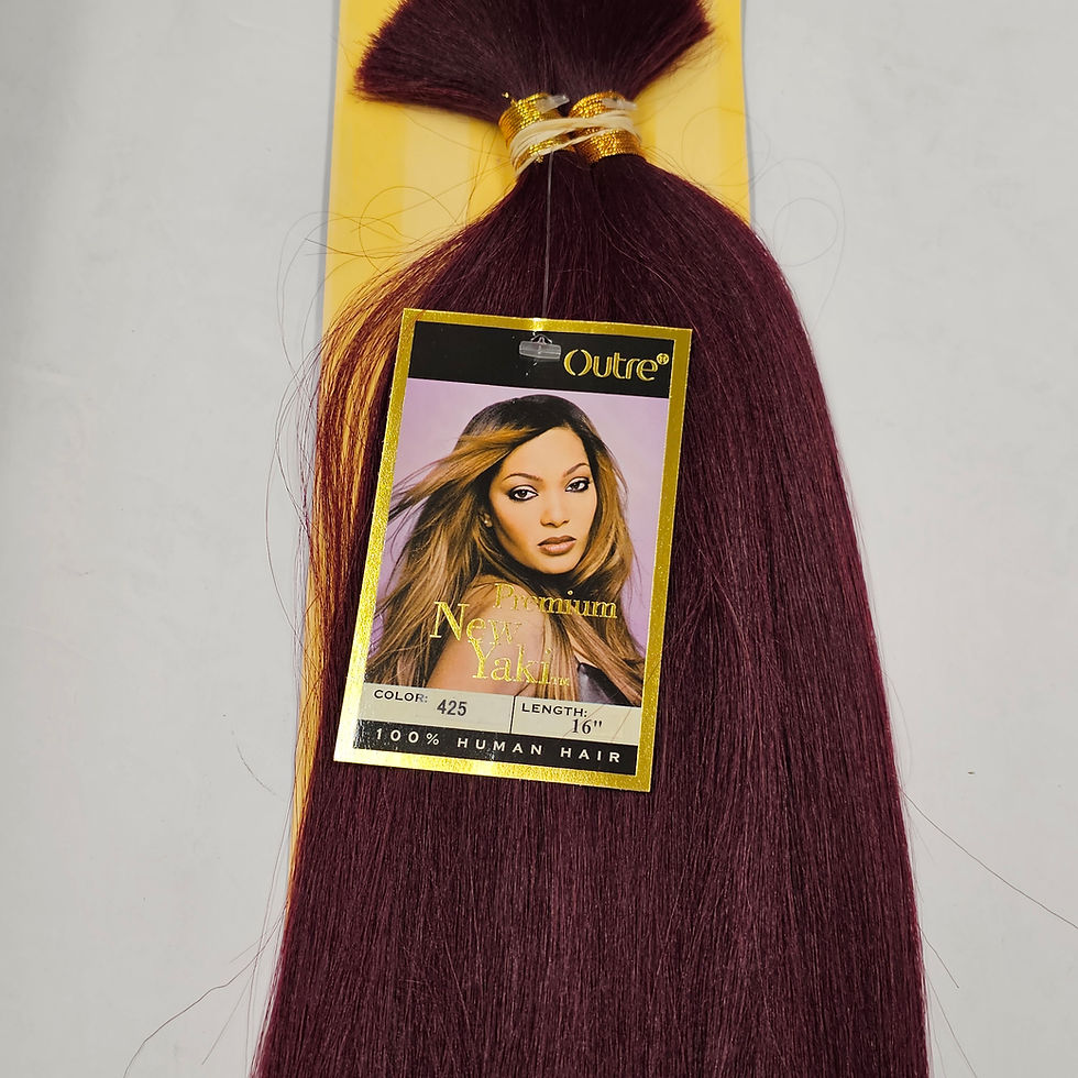 Thumbnail: Outre burgundy velvet remi hair weave