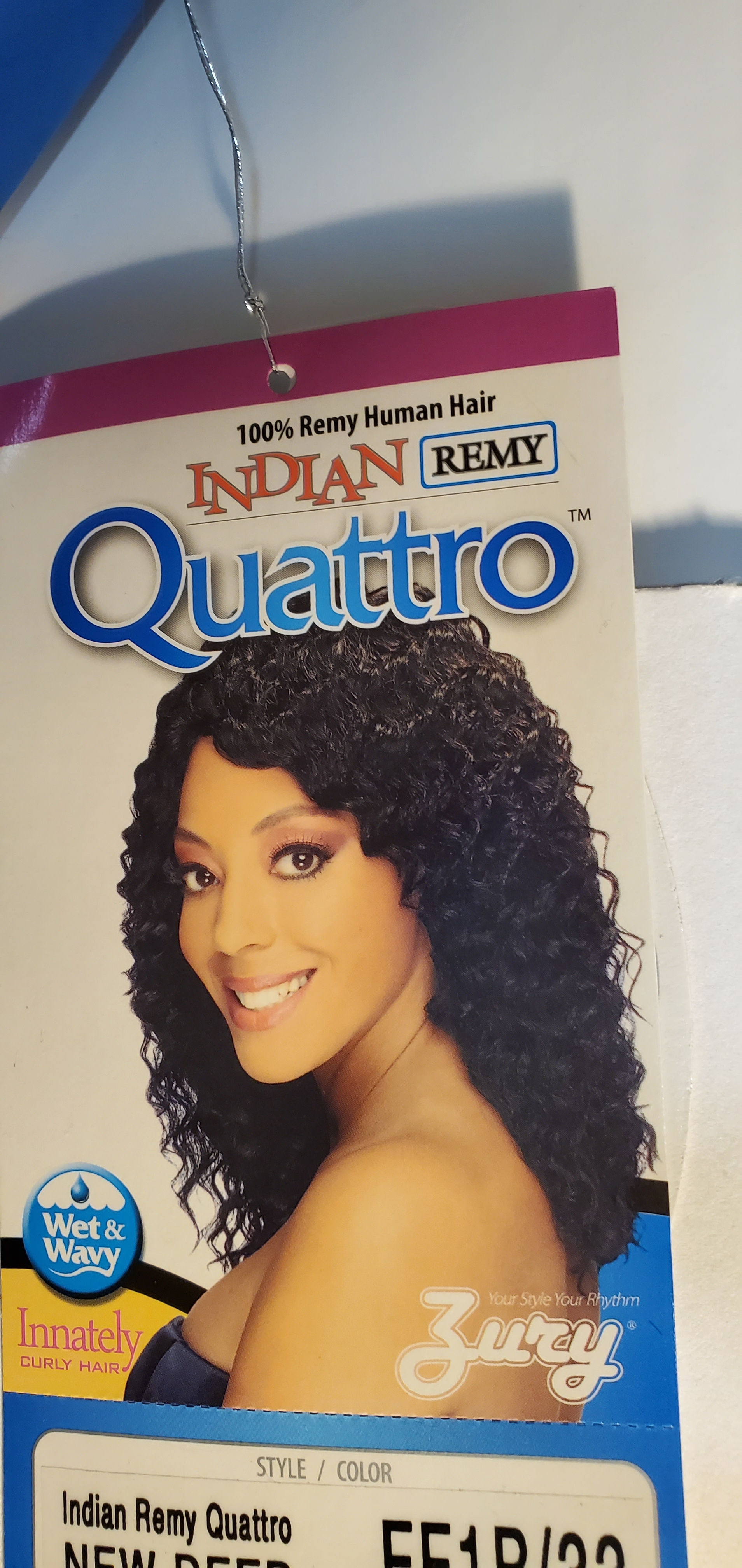 Remy human hair weave Indian remy quattro new deep curly wet an wavy.