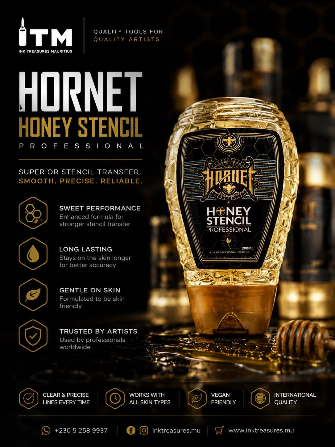 Hornet Honey stencil 250 ml