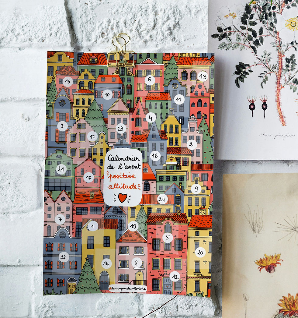 Calendrier de l'Avent - maisons
