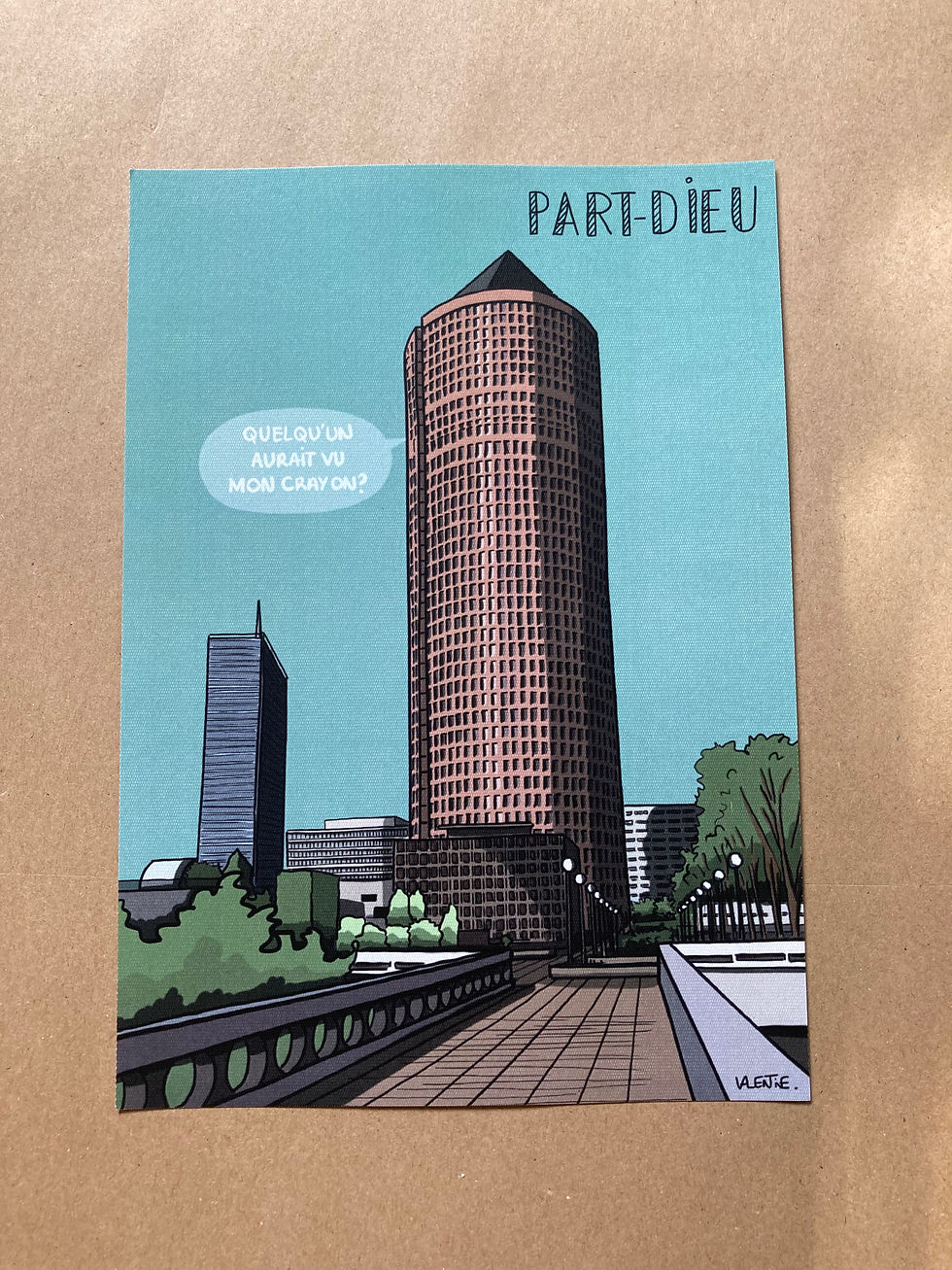 Miniature : Affiche A4 Lyon _ Part-Dieu