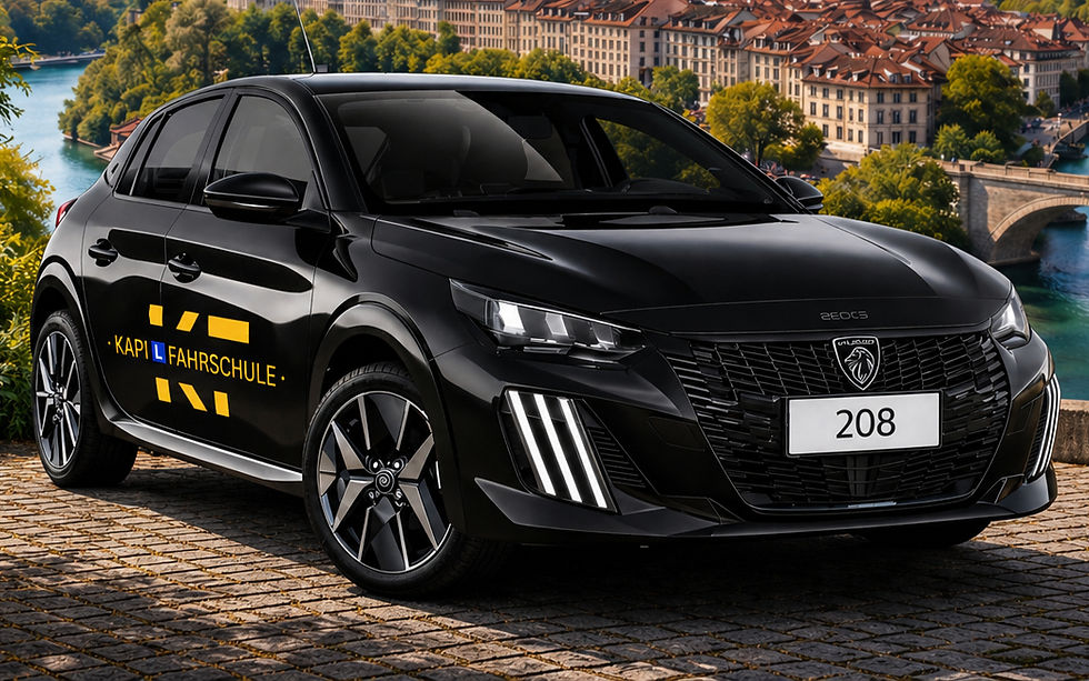 Fahrschulauto Peugeot 208 Jahrgang 2025