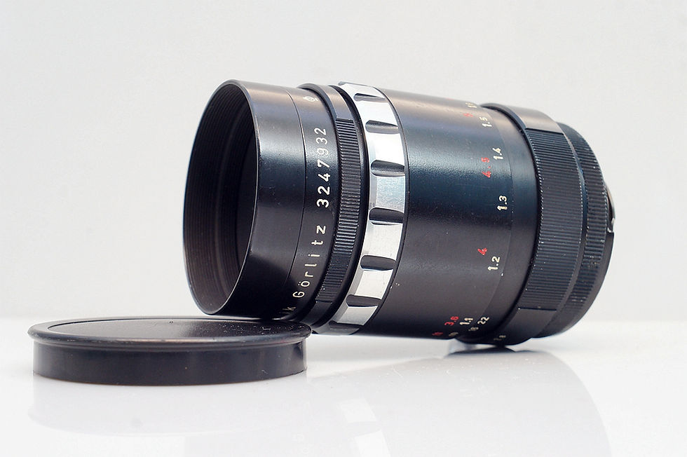 縮圖：黑版白妖 波波散景 Meyer Trioplan 1Q 100mm f2.8, Germany (非常新淨)