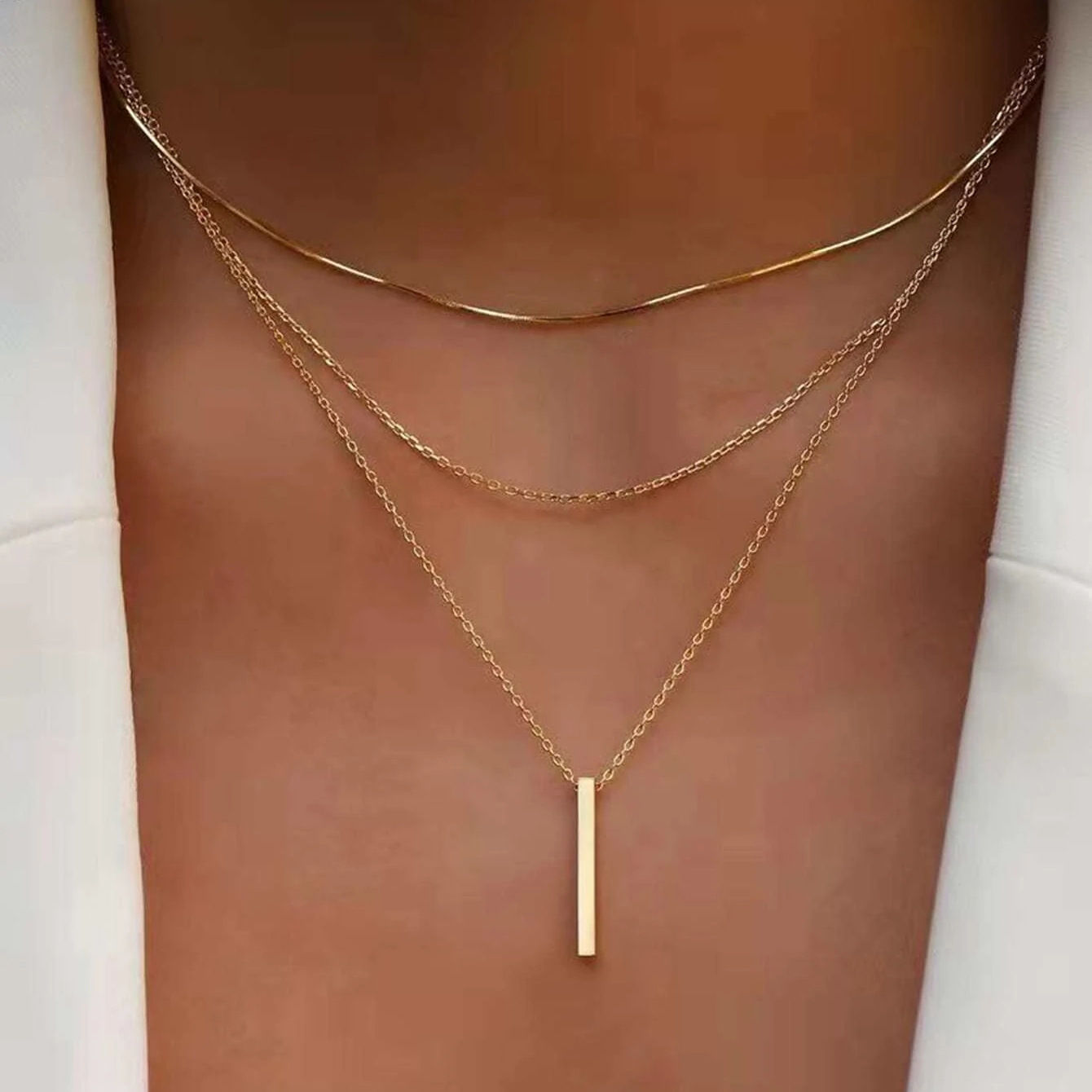 Three-Layer Stacking Necklace