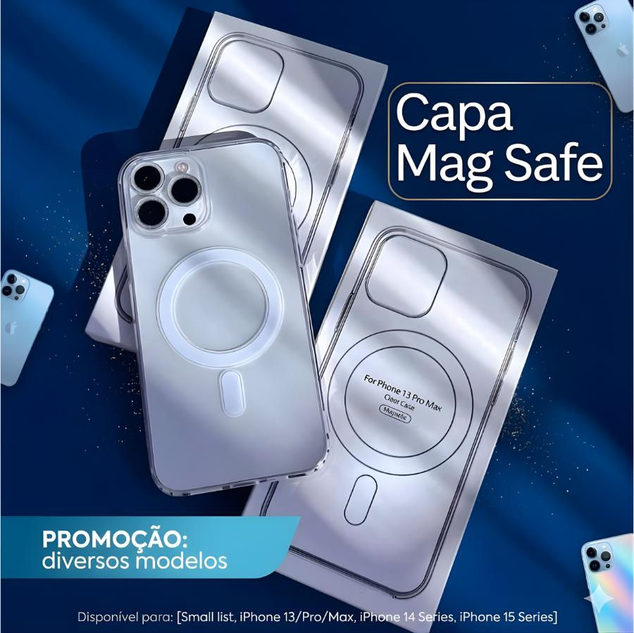 Capa de Celular: Compatível com 14, 13, 12, 11, 14, 13, 12 Mini, XS Max, XR, X,