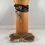 Thumbnail: Leather wrap bracelet with scissor and heart charms