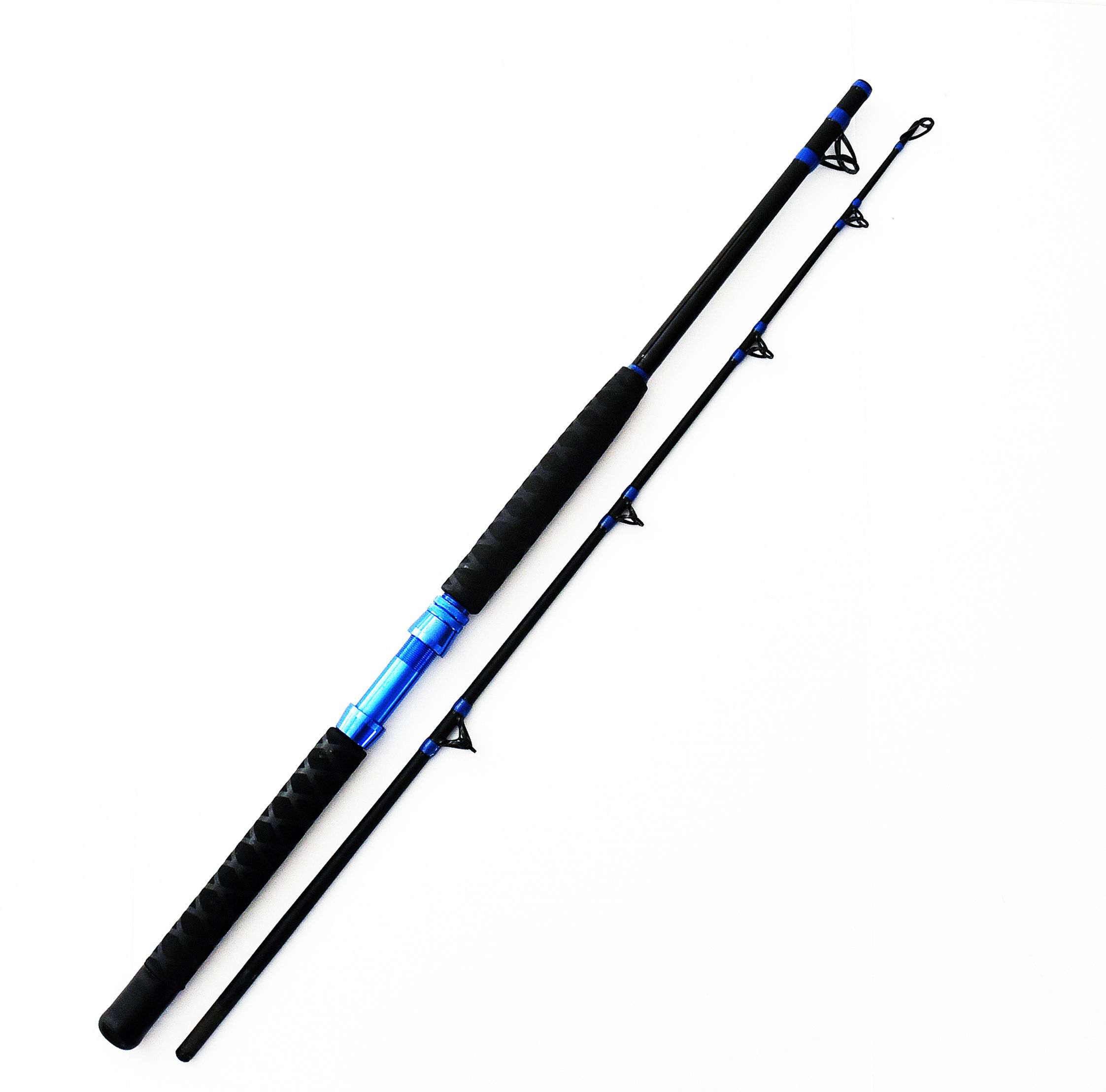 6'0" 40-100lb 2pc Carbon Jig Halibut Rod