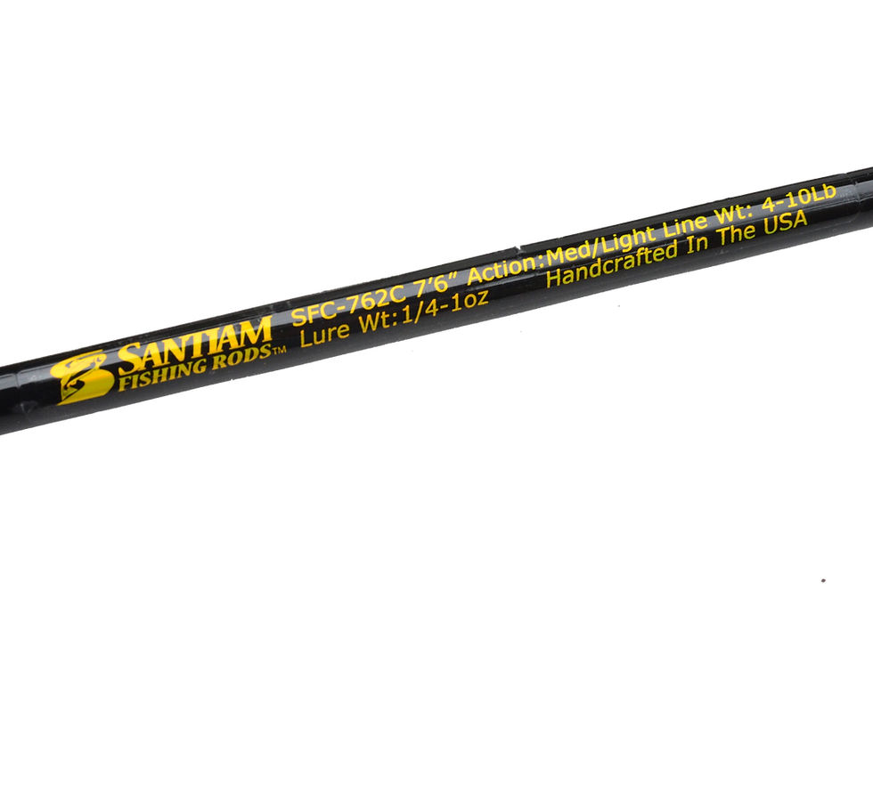 Thumbnail: 7'6 4-10lb Kokanee Downrigger Dropper Rod  2pc