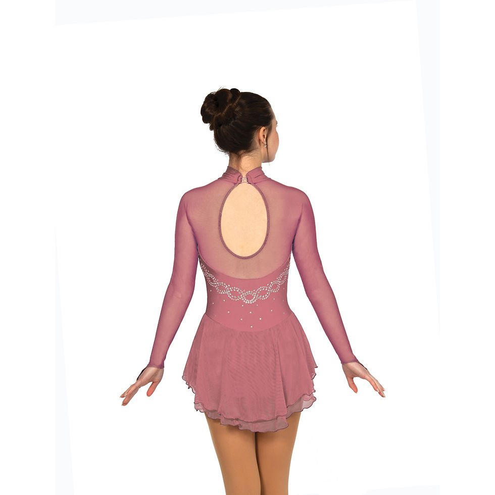 Thumbnail: Jerry's Figure Skating Dress F22009 - Classic Highneck Dress (Child)