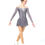 Thumbnail: Jerry's Figure Skating Dress F23023 - Icicle Hem Dress (Child)