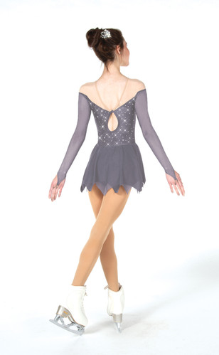 Jerry's Figure Skating Dress F23023 - Icicle Hem Dress | Skater's Edge Jerry's Figure Skating Dress F23023 - Icicle Hem Dress | Skater's Edge