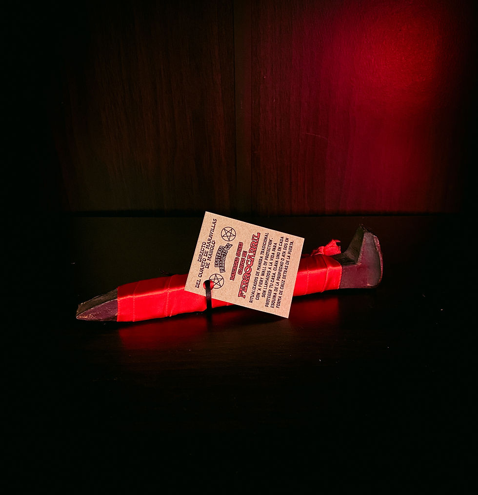 Clavos de Ferrocarril Ritualizados para protección