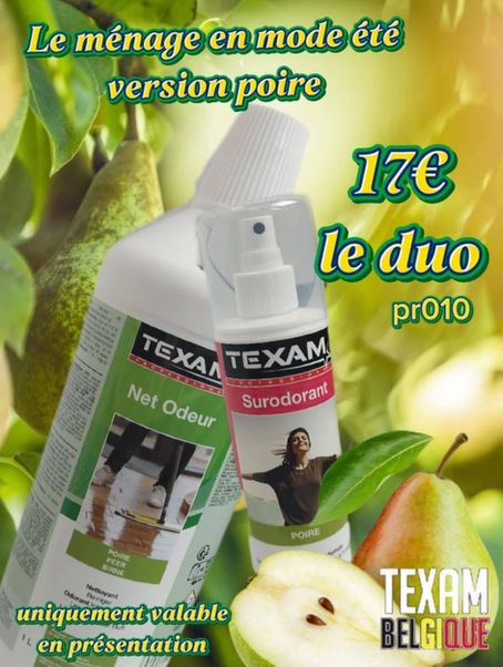 promo duo poire texam pr10 valable jusqu au 31 juillet 2025