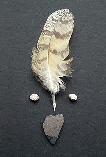 feather and heart