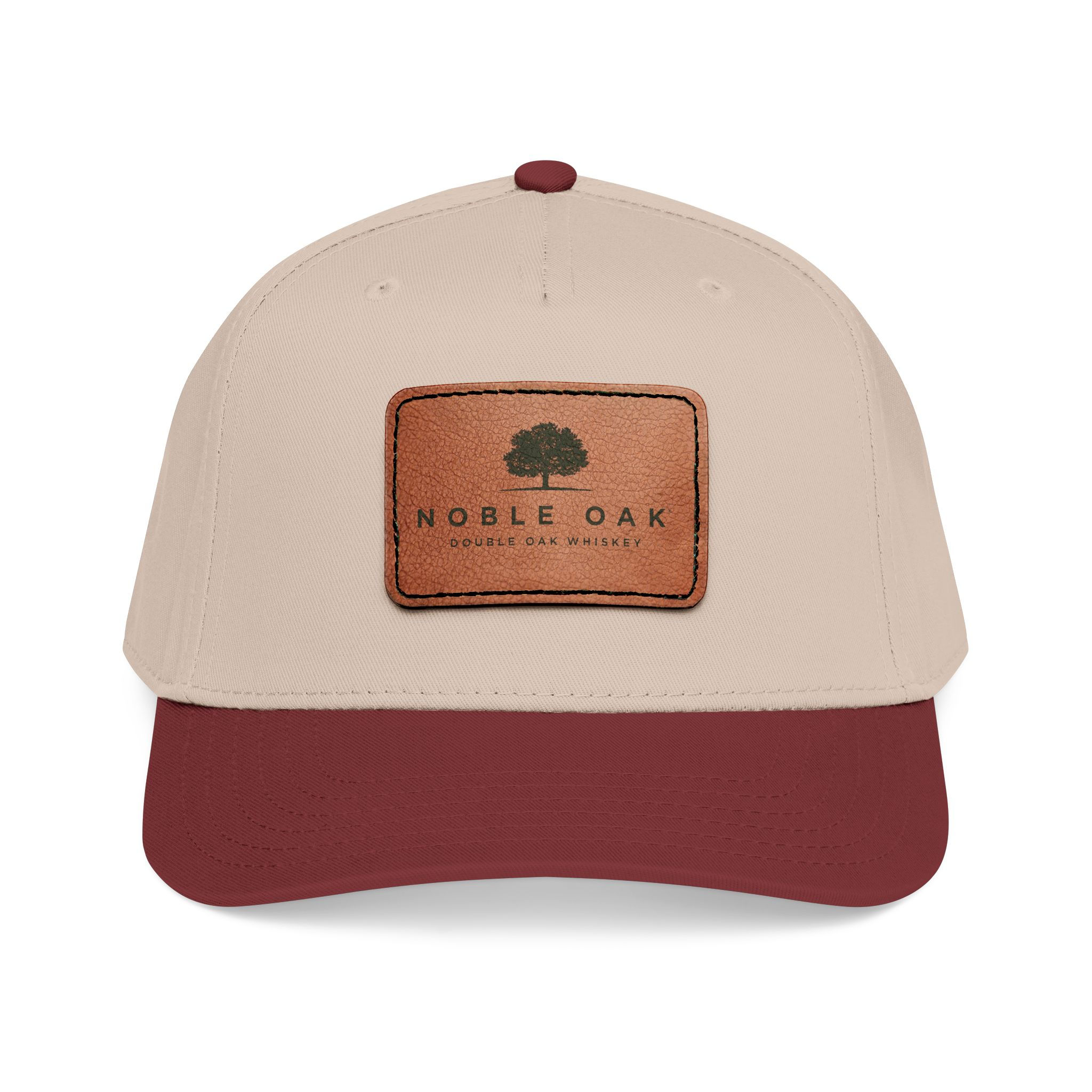 Noble Oak Leather Patch Baseball Cap