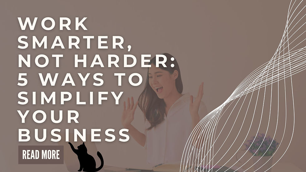 happy woman working on computer