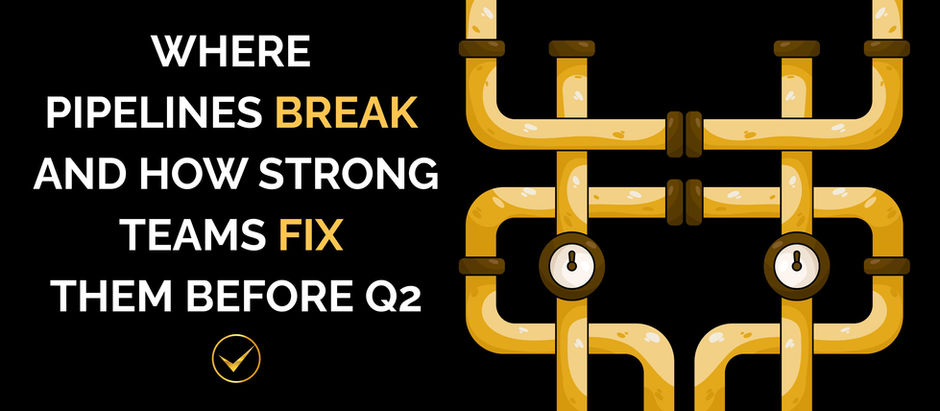 Where pipelines break and how to fix them: how to identify gaps in your sales system.